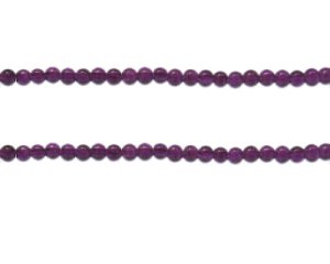 (image for) 4mm Dark Purple Crackle Glass Bead, approx. 105 beads