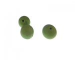 20mm Apple Green Lampwork Glass Bead, 3 beads 20mm Apple Green Lampwork Glass Bead, 3 beads
