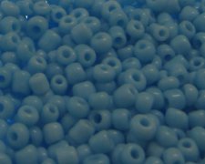 (image for) 11/0 Pastel Blue Opaque Glass Seed Bead, 1oz. Bag