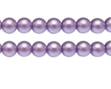 (image for) 12mm Violet Glass Pearl Bead, approx. 18 beads