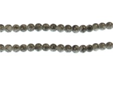 (image for) 6mm Jasper-Style Glass Bead, approx. 72 beads