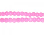 6mm Cherry Quartz-Style Glass Bead, approx. 75 beads