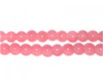6mm Pink Aventurine-Style Glass Bead, approx. 75 beads