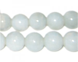 12mm Light Labradorite-Style Glass Bead, approx. 18 beads