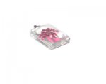 18 x 30mm Fuchsia Flower Glass Rectangle Pendant with bail 18 x 30mm Fuchsia Flower Glass Rectangle Pendant with bail