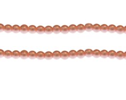 (image for) 6mm Rose Pink Glass Pearl Bead, approx. 68 beads