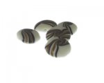 20mm White Pattern Lampwork Glass Bead, 5 beads 20mm White Pattern Lampwork Glass Bead, 5 beads