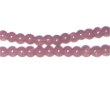 (image for) 6mm Mallow Jade-Style Glass Bead, approx. 55 beads
