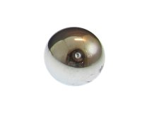 (image for) 28mm Silver Electroplated Glass Bead