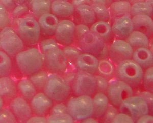 (image for) 6/0 Pink Opaque Glass Seed Bead, 1oz. Bag