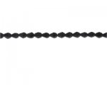 8 x 6mm Black Faceted Drop Glass Bead, 2 x 13" strings 8 x 6mm Black Faceted Drop Glass Bead, 2 x 13" strings