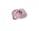 28 x 20mm Pink Handmade Lampwork Glass Bead 28 x 20mm Pink Handmade Lampwork Glass Bead