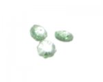 10mm Pale Green Faceted Crystal Flower Glass Bead, 6 beads 10mm Pale Green Faceted Crystal Flower Glass Bead, 6 beads