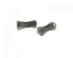 28 x 10mm Black Foil Lampwork Glass Bead, 2 beads 28 x 10mm Black Foil Lampwork Glass Bead, 2 beads