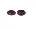 26mm Plum Foil Lampwork Glass Bead, 2 beads 26mm Plum Foil Lampwork Glass Bead, 2 beads