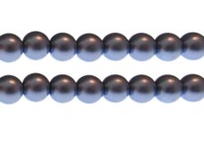 (image for) 12mm Sky Blue Glass Pearl Bead, approx. 18 beads