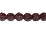16mm Plum Faceted Glass Bead. Limit 1! 16mm Plum Faceted Glass Bead. Limit 1!