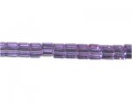 8mm Lilac Faceted Glass Cube Bead, 13" string 8mm Lilac Faceted Glass Cube Bead, 13" string