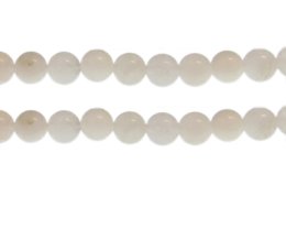 (image for) 10mm White Gemstone Bead, approx. 20 beads
