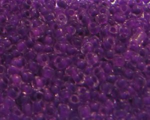 (image for) 11/0 Purple Inside-Color Glass Seed Bead, 1oz. Bag