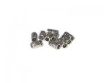 8 x 6mm Silver Etched Metal Spacer Bead, 10 beads, large hole 8 x 6mm Silver Etched Metal Spacer Bead, 10 beads, large hole