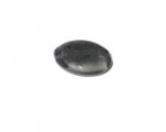 28mm Charcoal Foil Lampwork Glass Bead 28mm Charcoal Foil Lampwork Glass Bead