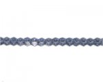 6mm Purple Faceted Glass Multi-Cube Bead, 13" string 6mm Purple Faceted Glass Multi-Cube Bead, 13" string