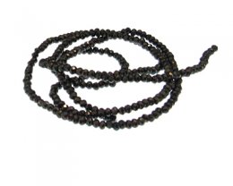 (image for) 2mm Charcoal AB Finish Glass Bead, 24" string