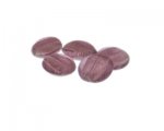 16mm Soft Plum Foil Lampwork Glass Bead, 5 beads 16mm Soft Plum Foil Lampwork Glass Bead, 5 beads