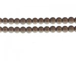 8mm Antique Gold Rustic Glass Pearl Bead, approx. 56 beads