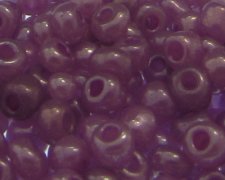 (image for) 6/0 Dark Lilac Ceylon Glass Seed Beads, 1oz. bag