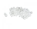 5mm Crystal Faceted Bi-cone Glass Bead, 2 x 12" strings