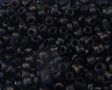 (image for) 11/0 Dark Blue Luster Transparent Glass Seed Bead, 1oz. Bag