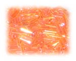 7 x 2mm Peach Luster Bugle Bead, 1 oz. bag 7 x 2mm Peach Luster Bugle Bead, 1 oz. bag