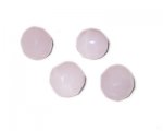 14mm Pink Semi-Opaque Faceted Round Bead, 4 beads 14mm Pink Semi-Opaque Faceted Round Bead, 4 beads