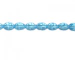 10 x 6mm Turquoise Faceted Drop Glass Bead, 14" string 10 x 6mm Turquoise Faceted Drop Glass Bead, 14" string