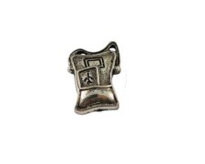 (image for) 14 x 18mm Antique Silver Backpack Charm - 4 charms