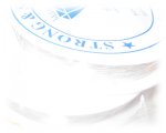 Clear Elastic, size 0.8, approx. 25 feet