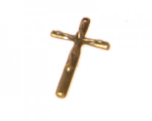 18 x 36mm Bronze Cross