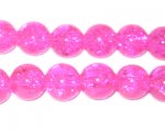 10mm Bubblegum Crackle Bead, 8" string, approx. 21 beads