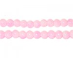 6mm Marble-Style Pink Glass Bead, approx. 72 beads 6mm Marble-Style Pink Glass Bead, approx. 72 beads