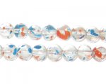 8mm Fire and Rain Season Glass Beads, approx. 52 beads 8mm Fire and Rain Season Glass Beads, approx. 52 beads