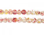 6mm Autumn Leaves Season Glass Beads, approx. 75 beads 6mm Autumn Leaves Season Glass Beads, approx. 75 beads