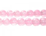 10mm Soft Rose Jade-Style Glass Bead, approx. 21 beads 10mm Soft Rose Jade-Style Glass Bead, approx. 21 beads