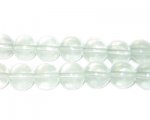 10mm Sea Glass Jade-Style Glass Bead, approx. 21 beads