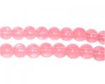 8mm Rose Jade-Style Glass Bead, approx. 55 beads 8mm Rose Jade-Style Glass Bead, approx. 55 beads