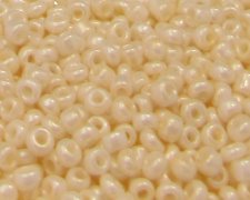 (image for) 11/0 Beige Ceylon Glass Seed Beads, 1oz. bag