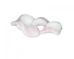 28 x 18mm Pink / White Twirl Lampwork Bead, 4 beads 28 x 18mm Pink / White Twirl Lampwork Bead, 4 beads