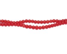 (image for) 4mm Rich Blush Jade-Style Glass Bead, approx. 107 beads