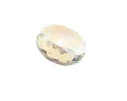(image for) 30mm Crystal Faceted Glass Cabachon